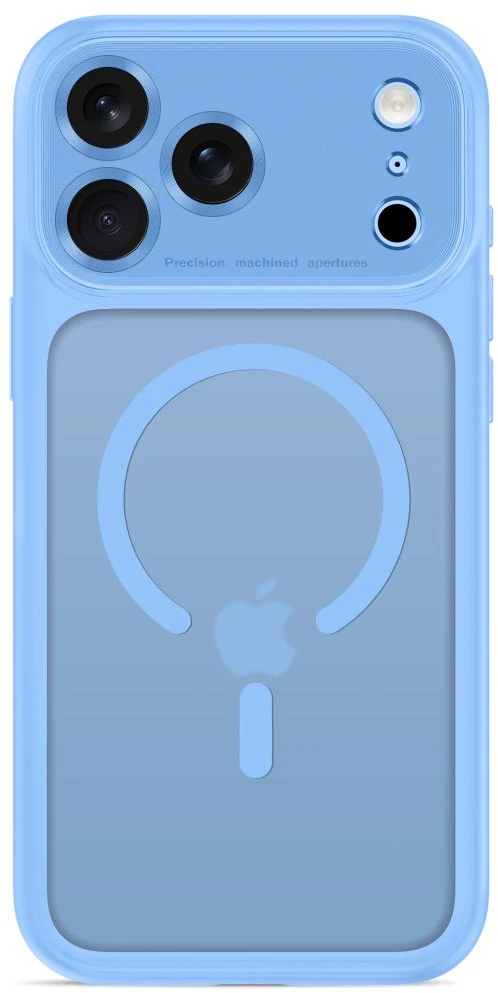 Dėklas TECH-PROTECT MAGPEAK MagSafe CC iPhone 17 Pro Max / 18 Pro Max MATINIS ŠVIESIAI MĖLYNAS