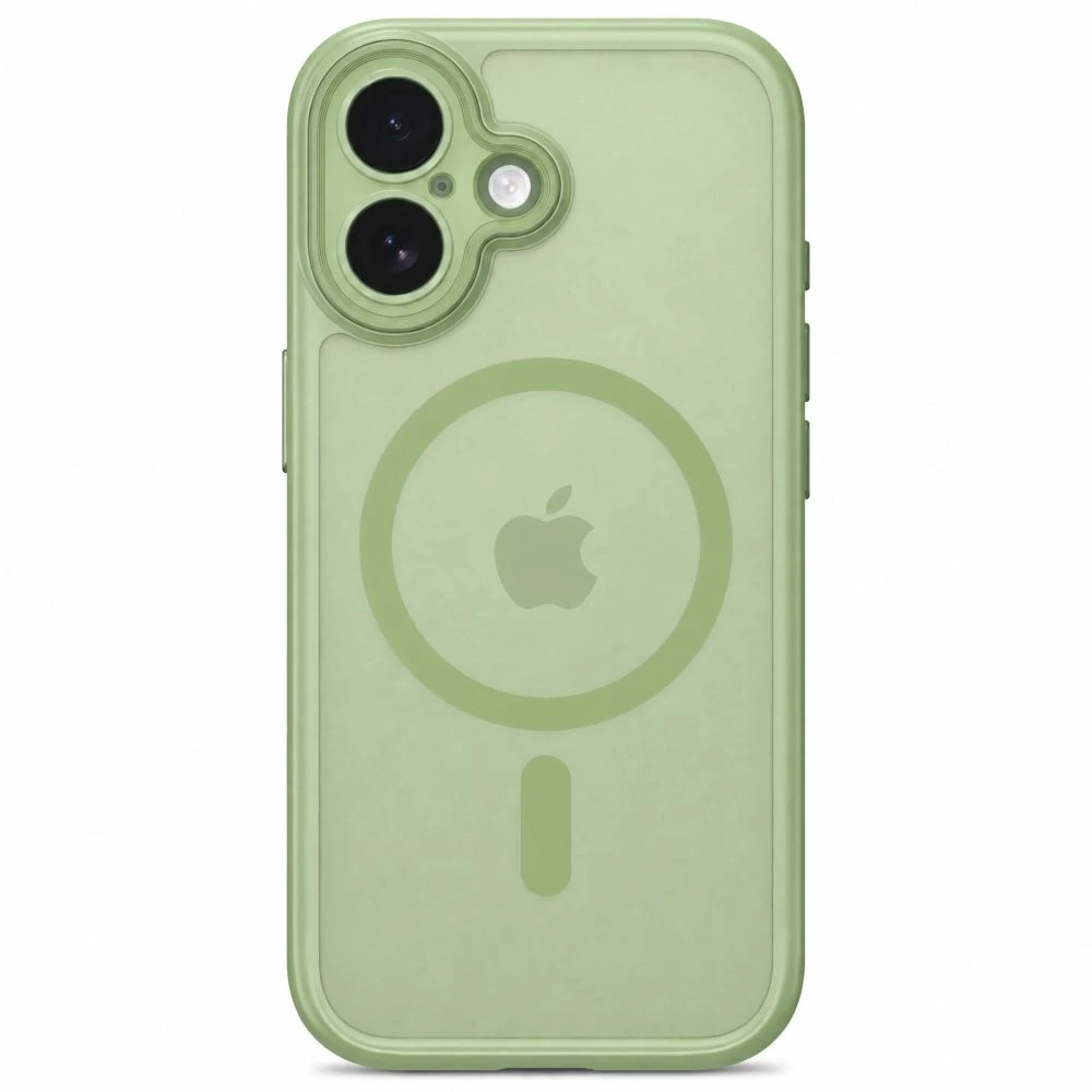 Dėklas Tech-Protect MagPeak MagSafe CC Case for iPhone 17 - Matte Žalias