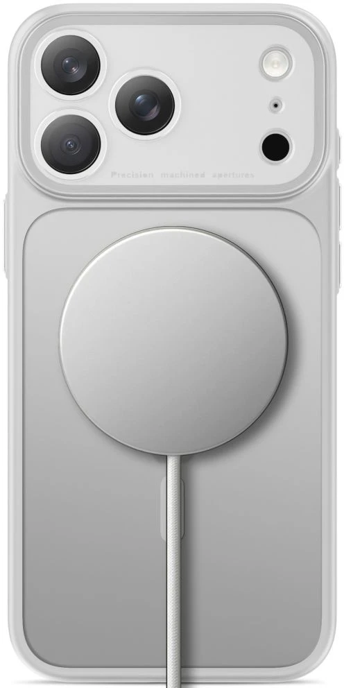 Tech-Protect MagPrime MagSafe CC dėklas, skirtas iPhone 18 Pro / 17 Pro – matinė pilka