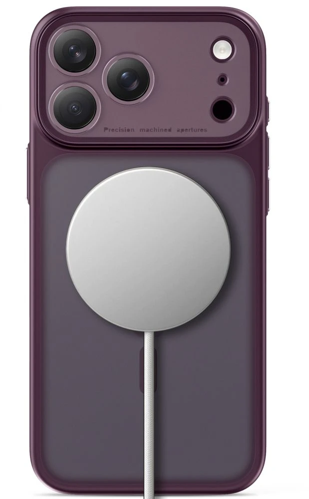 Dėklas Tech-Protect MagPrime MagSafe CC case for iPhone 18 Pro Max / 17 Pro Max - burgundy