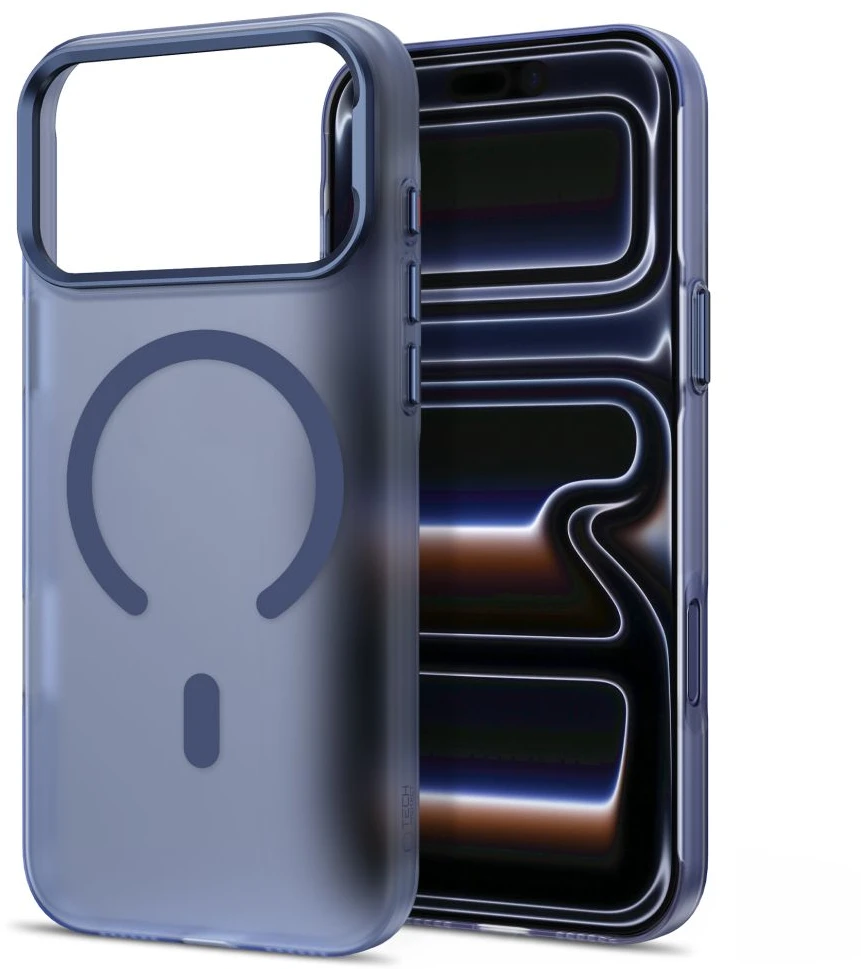 Tech-Protect MagZero MagSafe dėklas, skirtas iPhone 17 Pro / 18 Pro - matinis tamsiai mėlynas