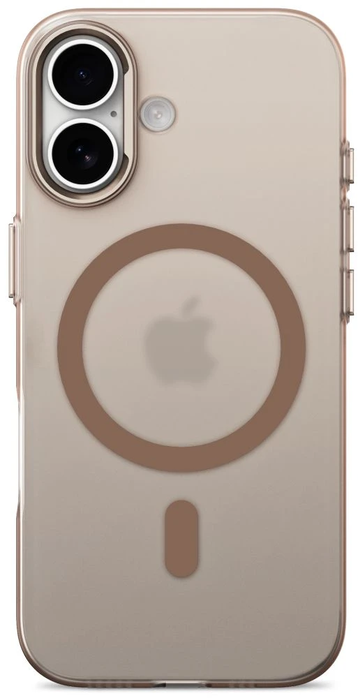 **Tech-Protect MagZero MagSafe dėklas, skirtas iPhone 17 – smėlio-rudos spalvos, matinis**