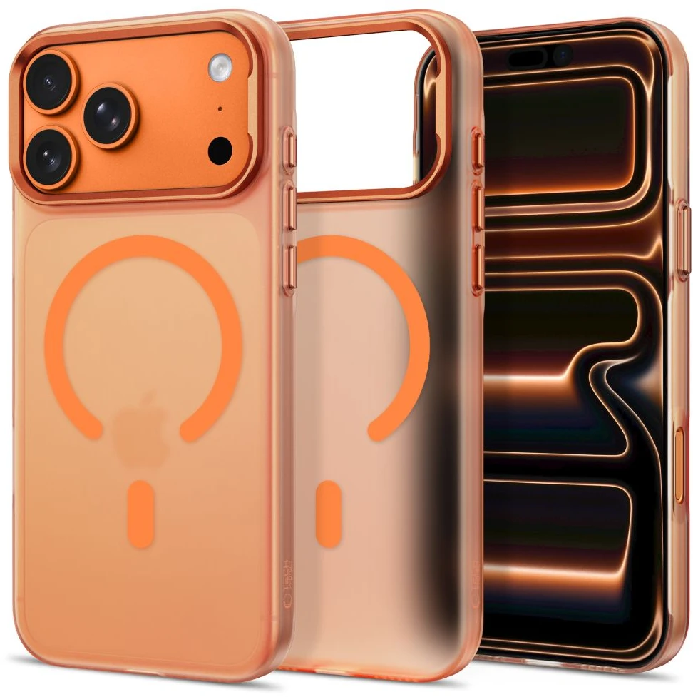 Dėklas Tech-Protect MagZero MagSafe case for iPhone 17 Pro / 18 Pro - matte oranžinis