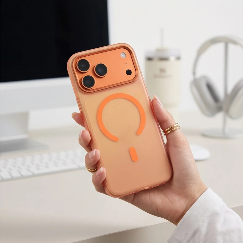 Dėklas Tech-Protect MagZero MagSafe case for iPhone 17 Pro / 18 Pro - matte oranžinis