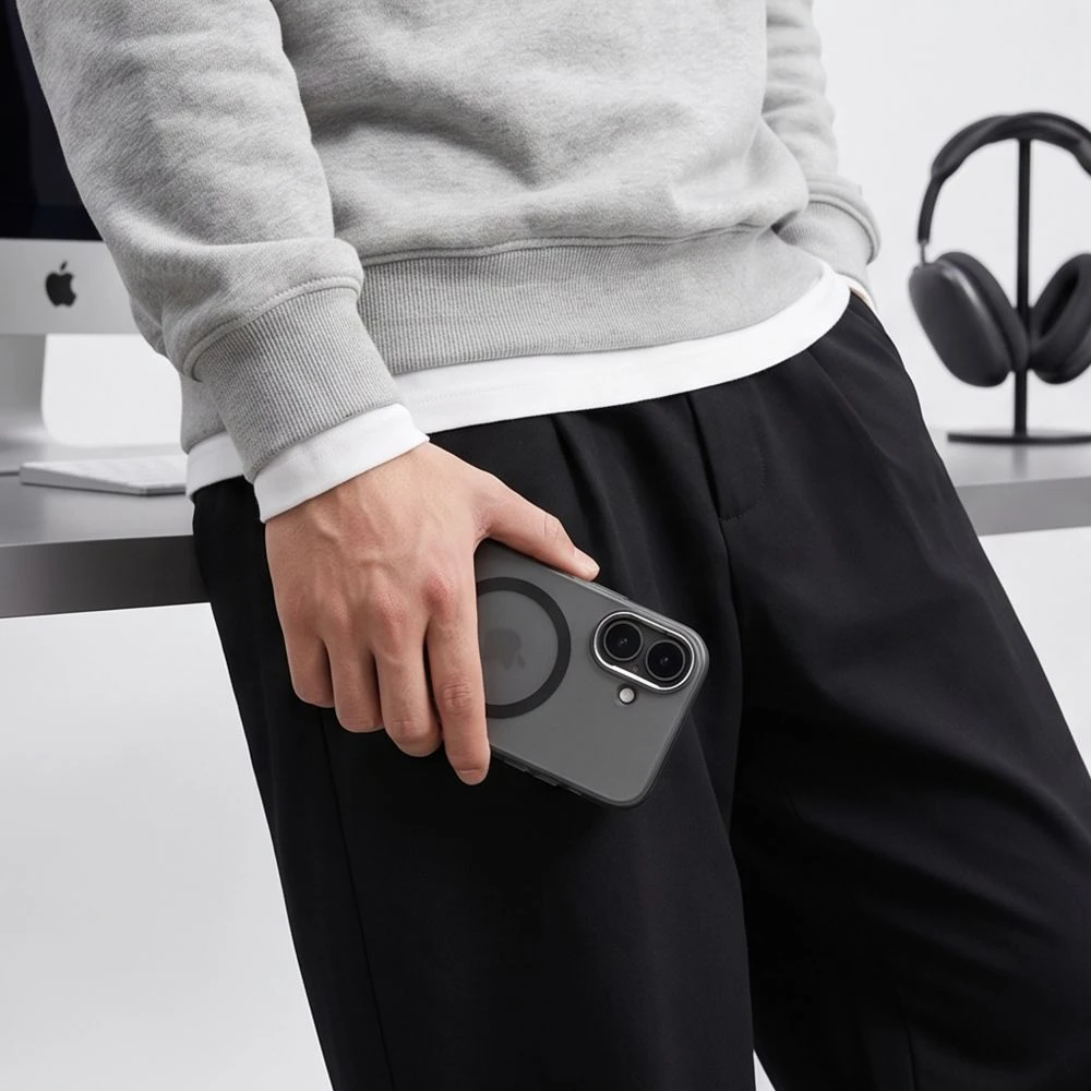 Dėklas Tech-Protect MagZero MagSafe case for iPhone 17 - matinis juodas