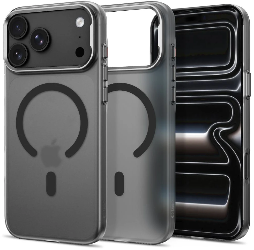 Dėklas Tech-Protect MagZero MagSafe case for iPhone 17 Pro / 18 Pro - translucent matte juodas
