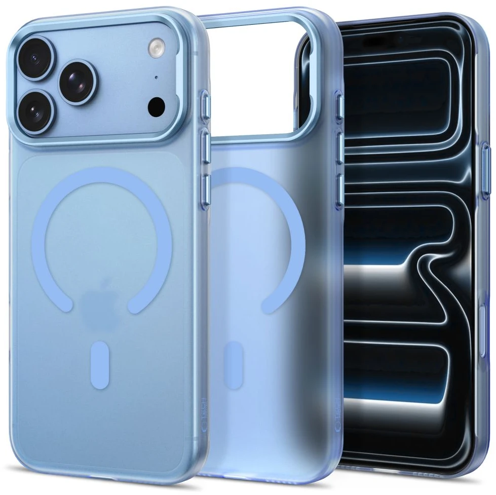 Tech-Protect MagZero MagSafe dėklas, skirtas iPhone 17 Pro Max / 18 Pro Max – šviesiai mėlynas, matinis