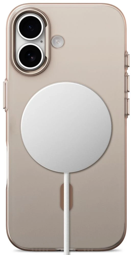 **Tech-Protect MagZero MagSafe dėklas, skirtas iPhone 17 – smėlio-rudos spalvos, matinis**