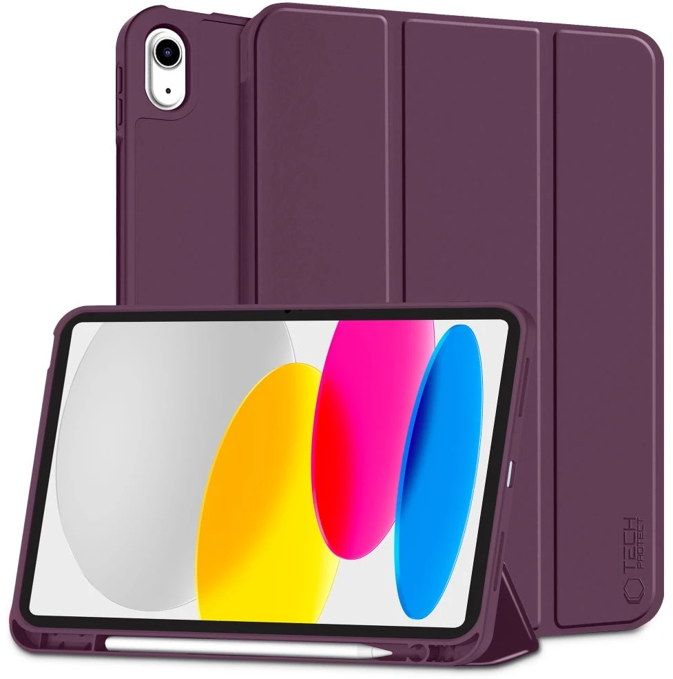 Tech-Protect SC Pen Case for iPad 11" 2025 / 10.9" 2022 - burgundy