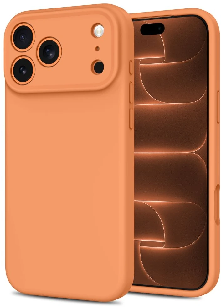 Tech-Protect silikoninis MagSafe dėklas iPhone 18 Pro Max / 17 Pro Max - oranžinis