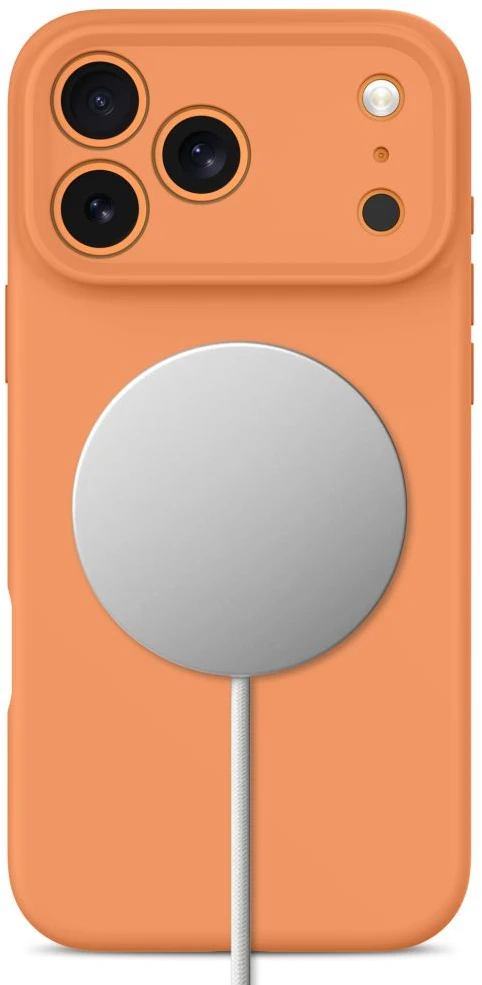 Tech-Protect silikoninis MagSafe dėklas iPhone 18 Pro Max / 17 Pro Max - oranžinis