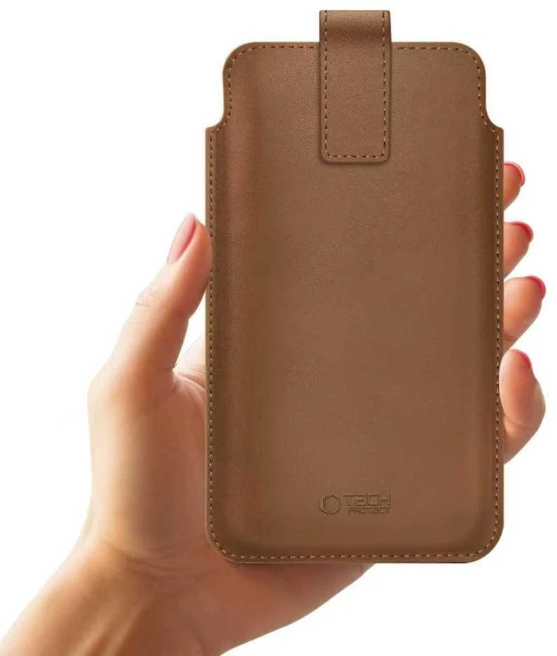 „Tech-Protect SM65“ dėklas 6,0–6,9 colių įstrižainėms – ruda