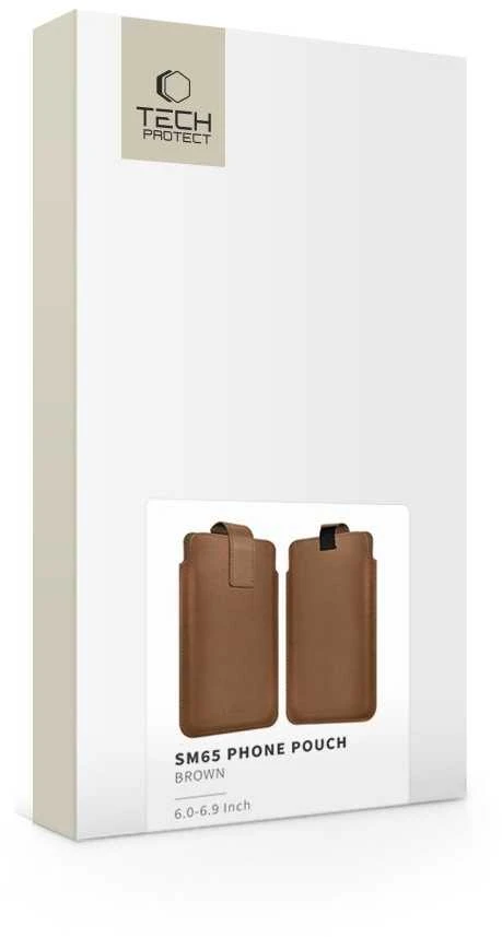 „Tech-Protect SM65“ dėklas 6,0–6,9 colių įstrižainėms – ruda