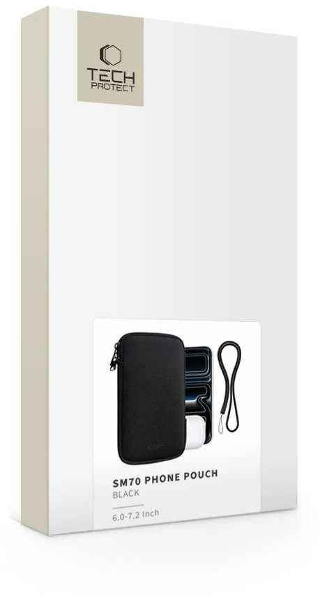 „Tech-Protect SM70“ dėklas 6,0–7,2 colių ekranams – juodas