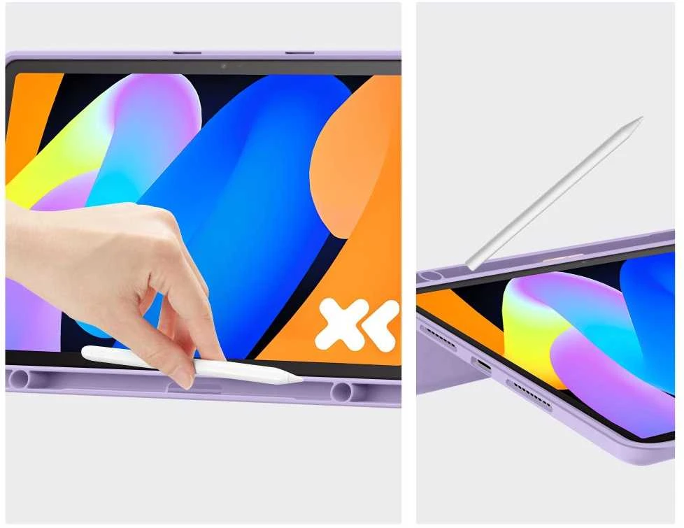 Tech-Protect SmartDėklas Pen dėklas skirtas Lenovo Idea Tab 11.0 TB-336 – violetinės spalvos