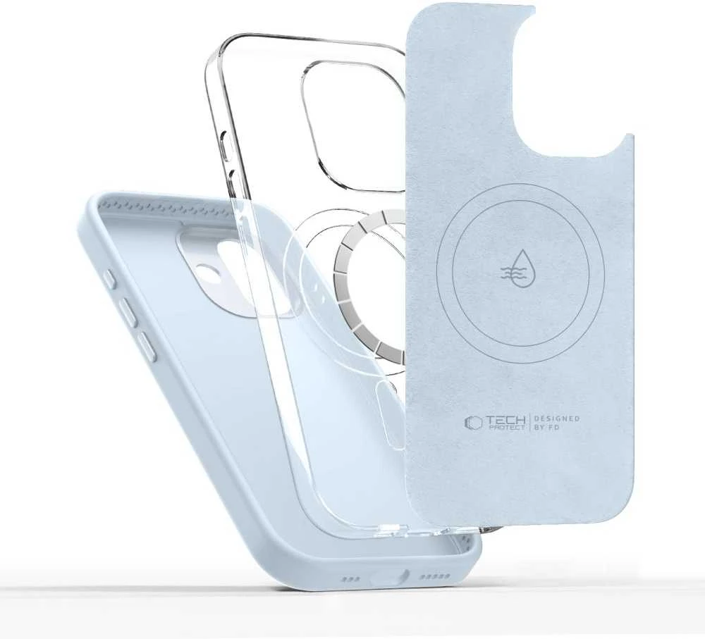 „Tech-Protect Uniq MagSafe“ dėklas, skirtas „iPhone 17“ - mėlynas