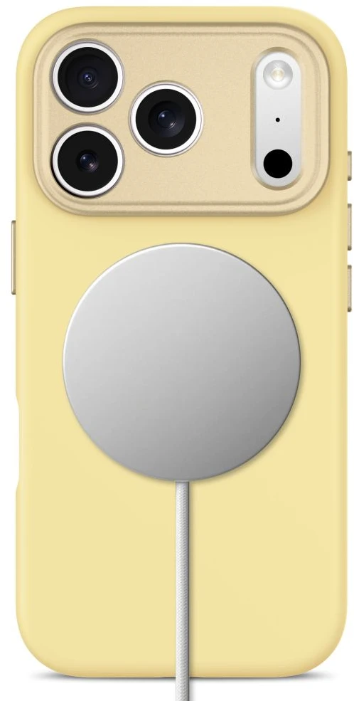 Dėklas TECH-PROTECT UNIQ MagSafe CC iPhone 17 Pro / 18 Pro ŠVIESIAI GELTONAS