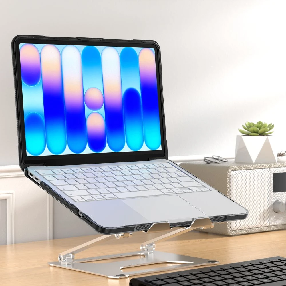 Tech-Protect VELAR MacBook NEO 13 2026 juodos spalvos/matinis skaidrus