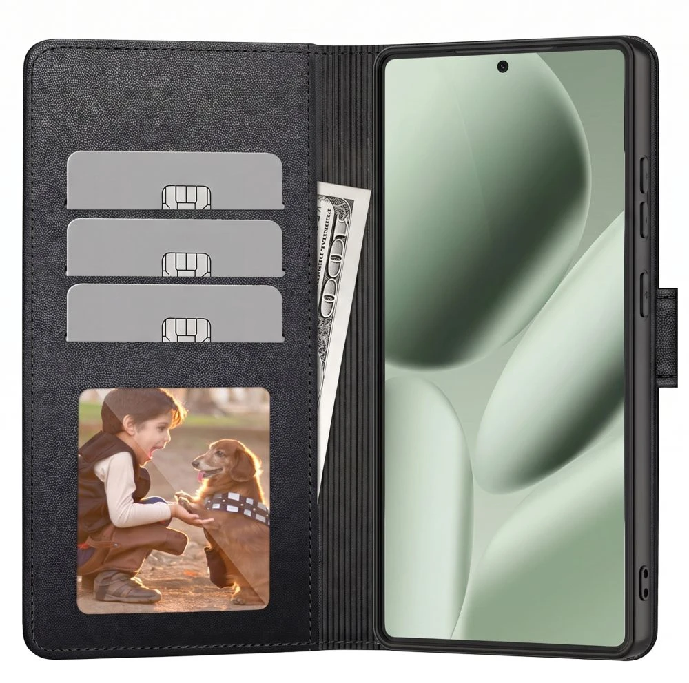 Dėklas Tech-Protect Wallet GOOGLE PIXEL 11 PRO XL MATINIS Juodas