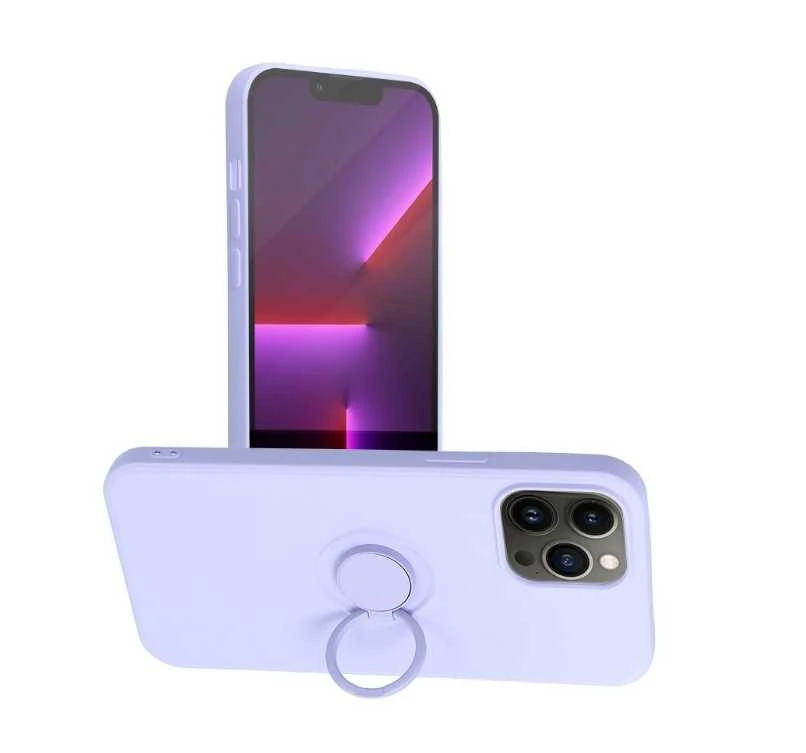 Dėklas telefonui Forcell SILICONE RING - IPHONE 13 PRO