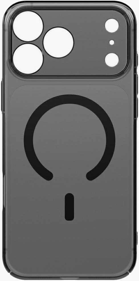 UNIQ Airsuit Dėklas Apple iPhone 17 Pro Max Magclick Charging juodos spalvos
