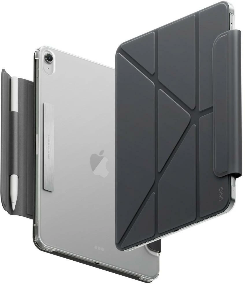 Dėklas UNIQ Camden Lite, skirtas iPad 11″ A16 (2025) / iPad 10.9″ 10 gen. (2022), pilkas