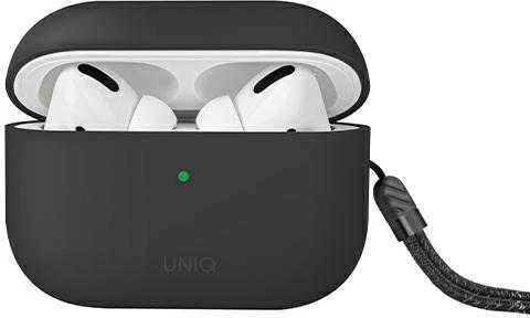 UNIQ Lino Dėklas AirPods Pro 2 gen Silicone ash pilkos spalvos