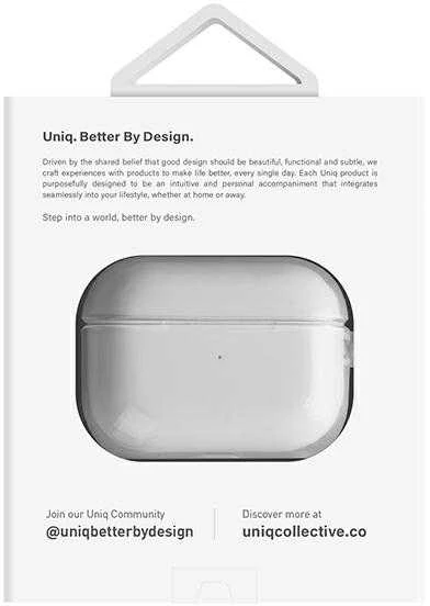 UNIQ Glase Dėklas AirPods Pro 2 gen glossy clear