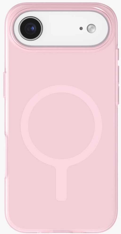 UNIQ Clario Dėklas Apple iPhone Air Magclick Charging rožinės spalvos