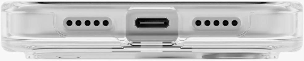 Dėklas UNIQ Clario, skirtas iPhone 18 Pro / 17 Pro, Magclick Charging, skaidrus
