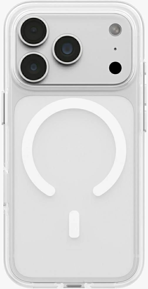 Dėklas UNIQ Clario, skirtas iPhone 18 Pro / 17 Pro, Magclick Charging, skaidrus