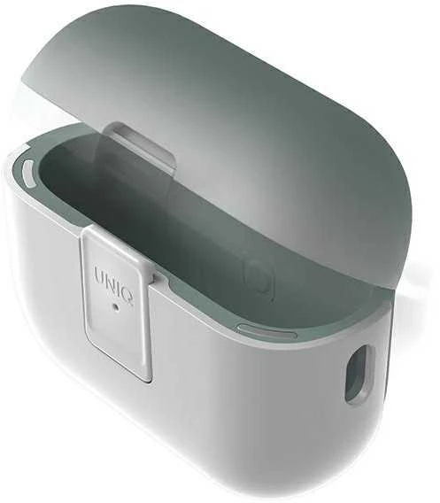 UNIQ Clyde Lock Dėklas AirPods Pro 2 (2022/2023) baltos spalvos-mint/dove baltos spalvos-soft mint