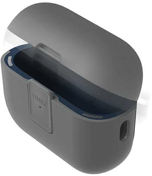UNIQ Clyde Lock Dėklas AirPods Pro 2 (2022/2023) Chalk Pilkas-Marine Mėlyna
