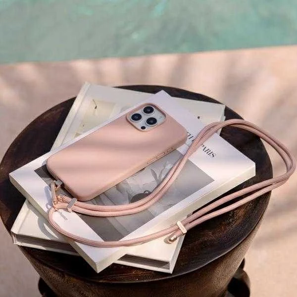 UNIQ Coehl Creme Apple iPhone 16 Pro 6.3″ Magnetic Charging dėklas rožinės spalvos ballet rožinės spalvos