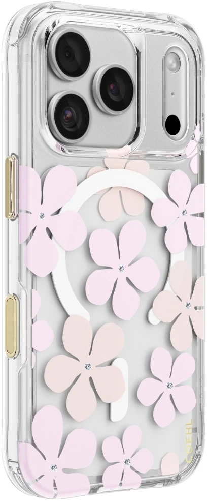Dėklas UNIQ Coehl Mila, skirtas iPhone 18 Pro / 17 Pro, su magnetiniu įkrovimu, rožinis