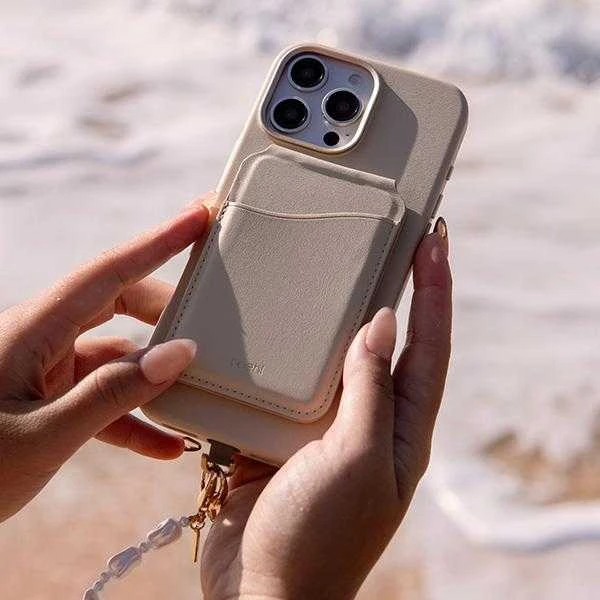 UNIQ Coehl Muse Apple iPhone 16 Pro 6.3" dėklas su magnetiniu įkrovimu, pilkšvas