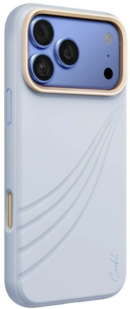 Dėklas UNIQ Coehl Serina, skirtas iPhone 18 Pro Max / 17 Pro Max, su magnetiniu įkrovimu, mėlynas
