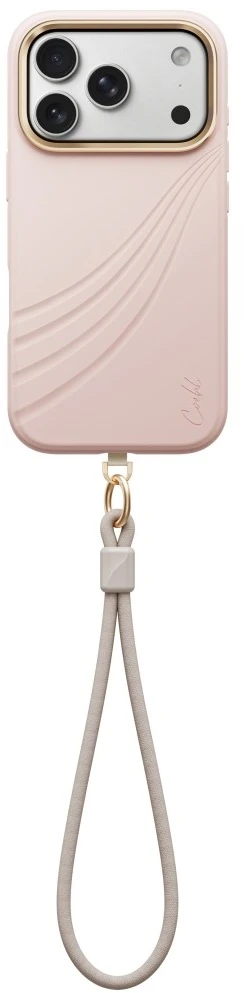 Dėklas UNIQ Coehl Serina, skirtas iPhone 18 Pro / 17 Pro, su magnetiniu įkrovimu, rožinis