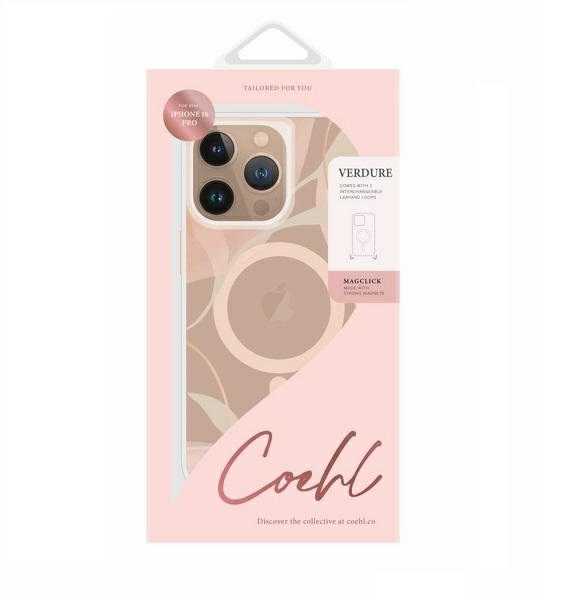 UNIQ dėklas Coehl Verdure Apple iPhone 16 Pro 6.3" magnetinis įkrovimo spyruoklinis žiedas