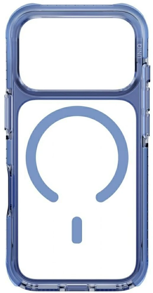 UNIQ Combat dėklas, skirtas iPhone 18 Pro / 17 Pro Magclick Charging, mėlynas