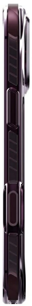 UNIQ Combat dėklas, skirtas iPhone 18 Pro Max / 17 Pro Max Magclick Charging, burgundinis