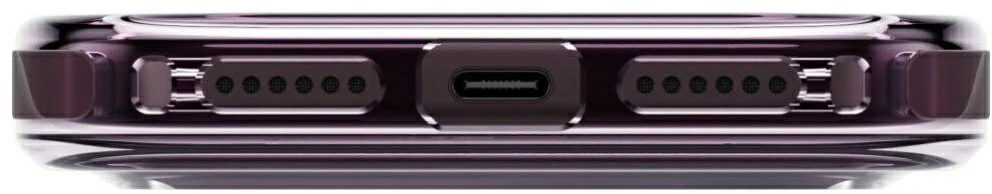 UNIQ Combat dėklas, skirtas iPhone 18 Pro Max / 17 Pro Max Magclick Charging, burgundinis
