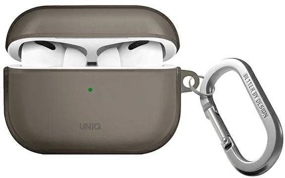 UNIQ Glase Dėklas AirPods Pro 2 gen glossy smoke