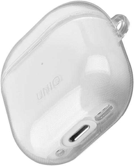 UNIQ dėklas Glase AirPods 4 glossy clear