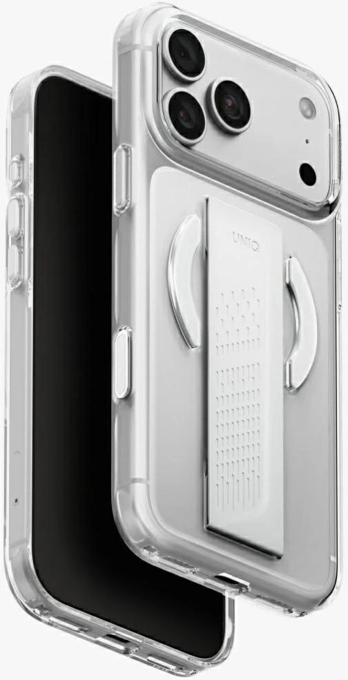 Dėklas UNIQ Heldro Air, skirtas iPhone 18 Pro Max / 17 Pro Max, su Magclick Charging, skaidrus