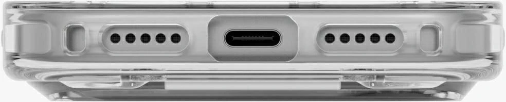 Dėklas UNIQ Heldro Air, skirtas iPhone 18 Pro Max / 17 Pro Max, su Magclick Charging, skaidrus