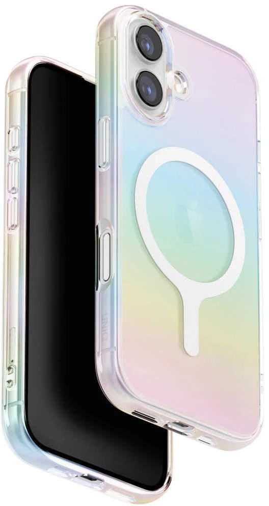 UNIQ Iridescia Dėklas skirtas iPhone 17 Magclick Charging holo quartz