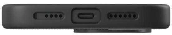 UNIQ dėklas Keva Max Apple iPhone 16 Pro Max 6.9″ Magclick Charging juodos spalvos/carbon juodos spalvos