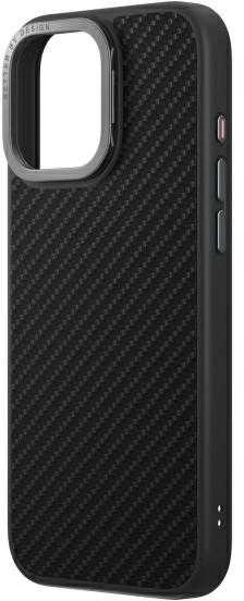 UNIQ dėklas Keva Max Apple iPhone 16 Pro Max 6.9″ Magclick Charging juodos spalvos/carbon juodos spalvos