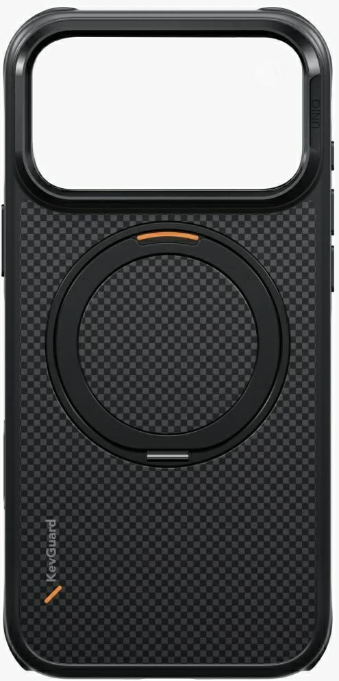 Dėklas UNIQ Keva Mov skirtas iPhone 18 Pro Max / 17 Pro Max Magclick Charging juodos spalvos